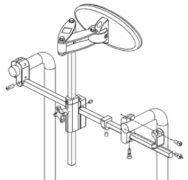 Backrest fastener