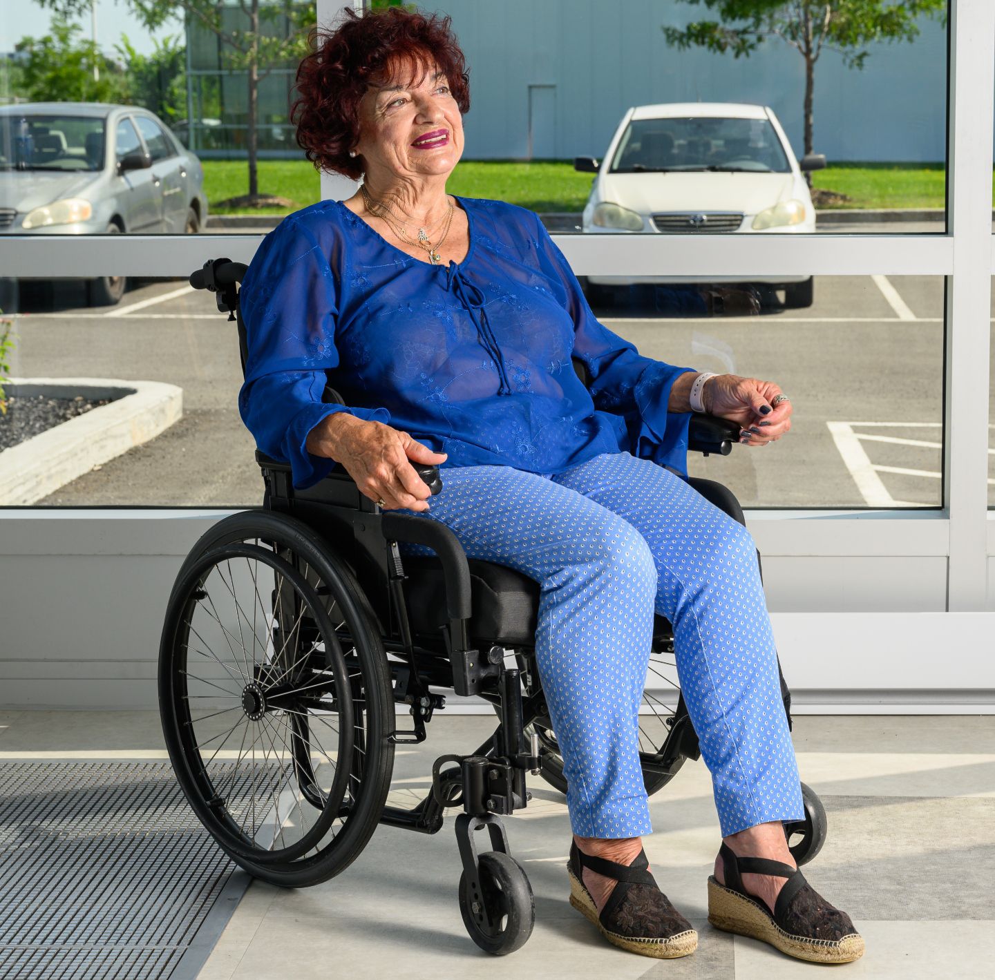 women postiech women wheelchair